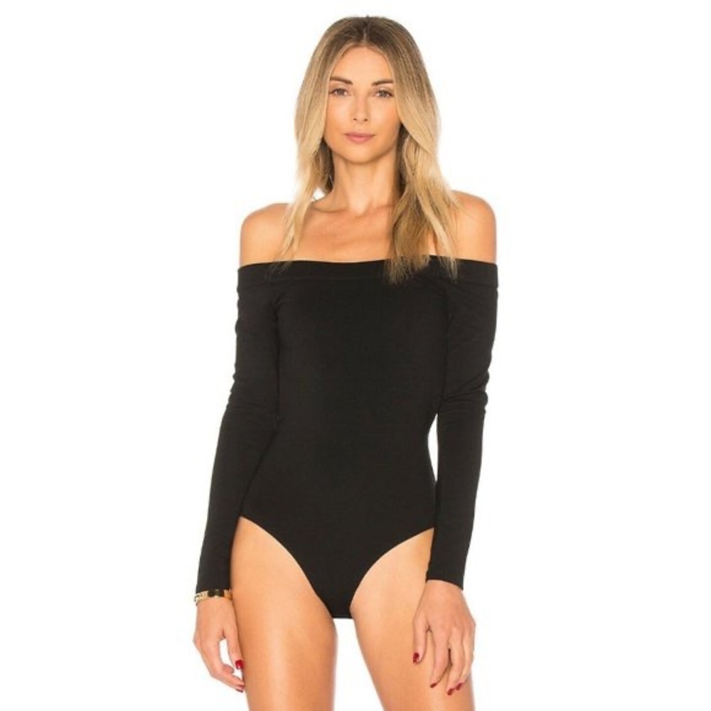 MAJORELLE Off-the-shoulder Bodysuit